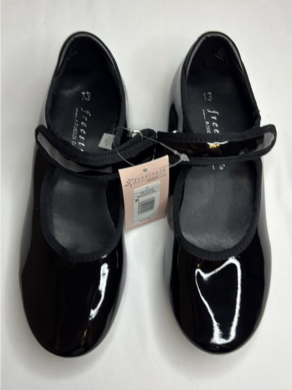 Freestyle Black Patent Girls Mary Jane Dress Shoes